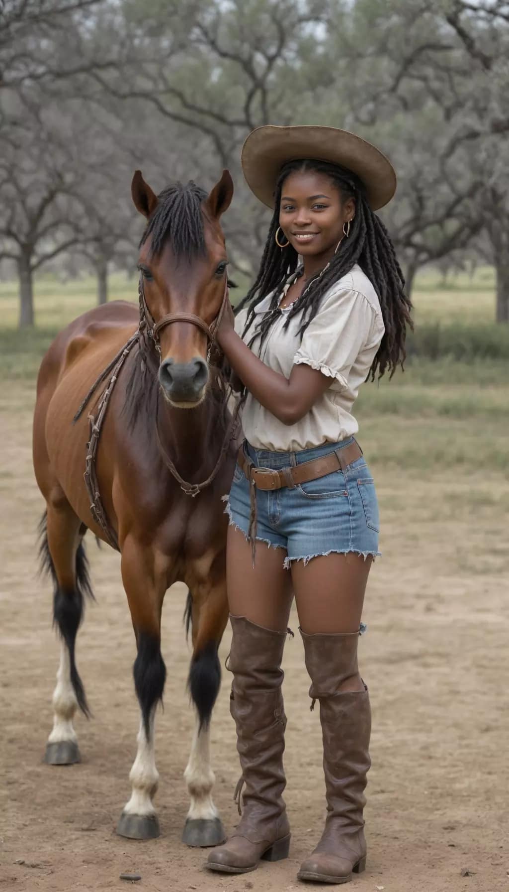 African American Cowgirl Models Bundle